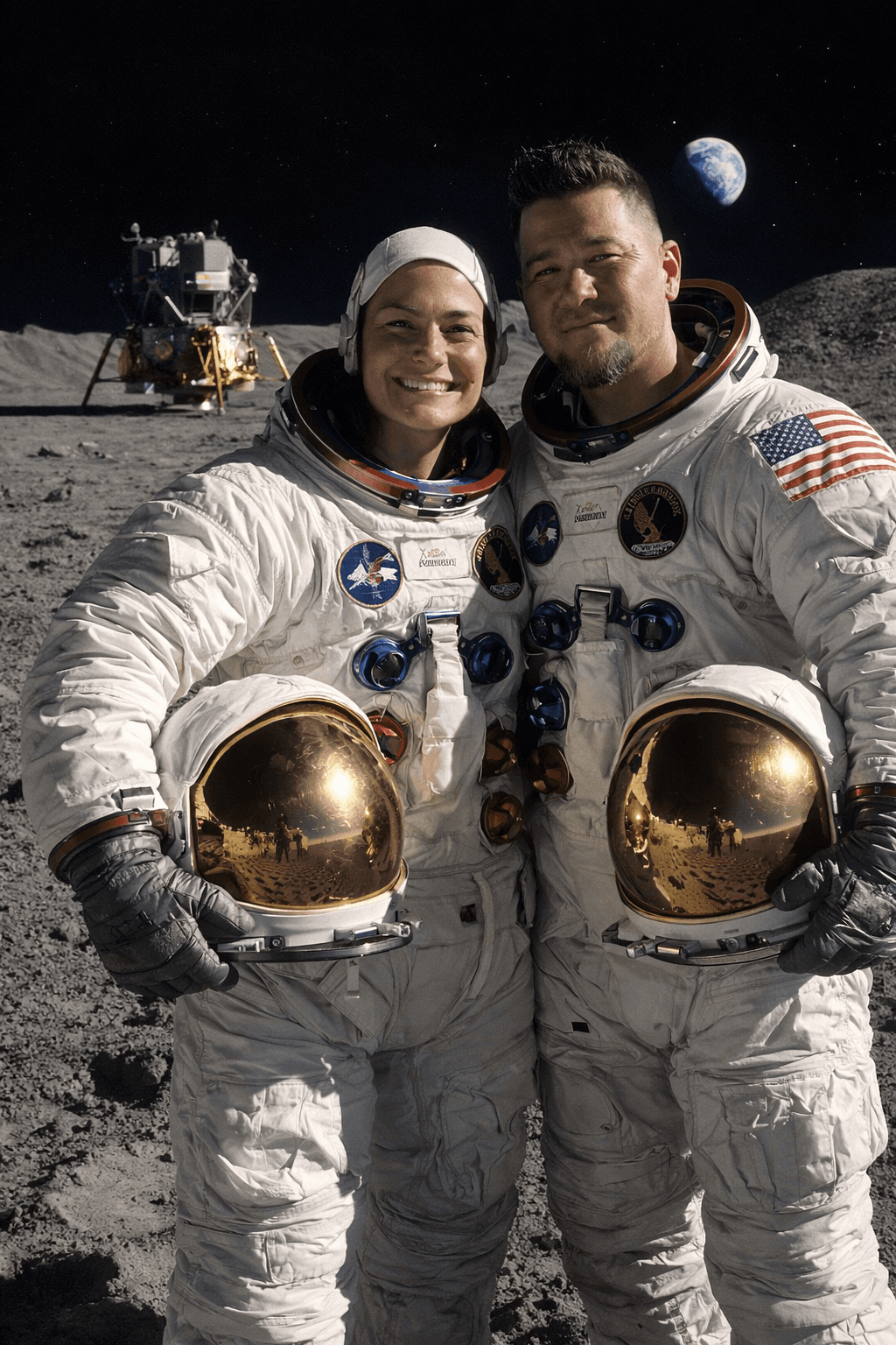 Moonwalk Astronauts